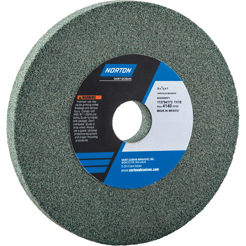 Bench Grinding Wheels - Gemini, 7" x 1", 1" Arbor Oxymax Inc