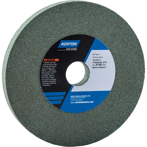 Bench Grinding Wheels - Gemini, 6" x 1/2", 1" Arbor Oxymax Inc