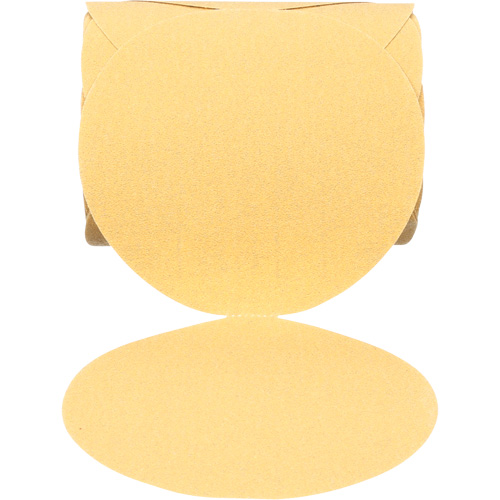 Stikit Gold Abrasive Disc Roll 216U, 6" Dia., 80 Grit, Aluminum Oxide Oxymax Inc