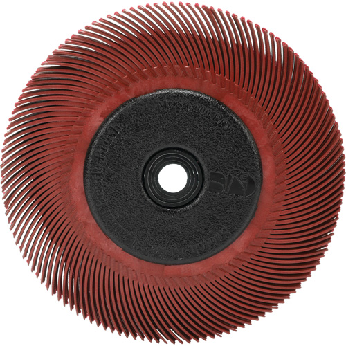 BROSSE RADIALE BRISTLE T-C,6",A/ADAPTATEUR 220, C&eacute;ramique, Grain 220, 6" dia. Oxymax Inc