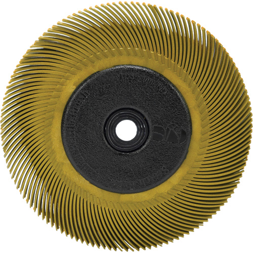 Scotch-Brite Radial Bristle Brush, Ceramic, 80 Grit, 6" Dia. Oxymax Inc