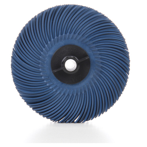 Scotch-Brite Radial Bristle Disc, Aluminum Oxide, 400 Grit, 3" Dia. Oxymax Inc