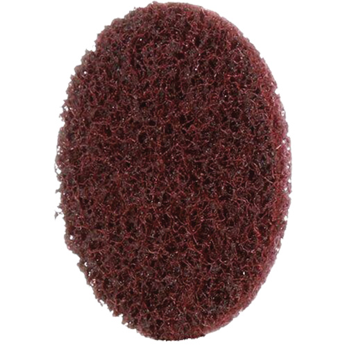 Disque de conditionnement de surface Roloc Scotch-Brite, 1" dia., Grain Moyen, Oxyde d'aluminium Oxymax Inc