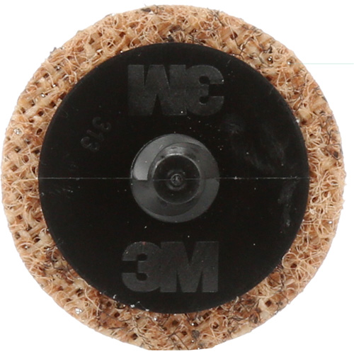 Disque de conditionnement de surface Roloc Scotch-Brite, 1-1/2" dia., Grain Cors&eacute;, Oxyde d'aluminium Oxymax Inc
