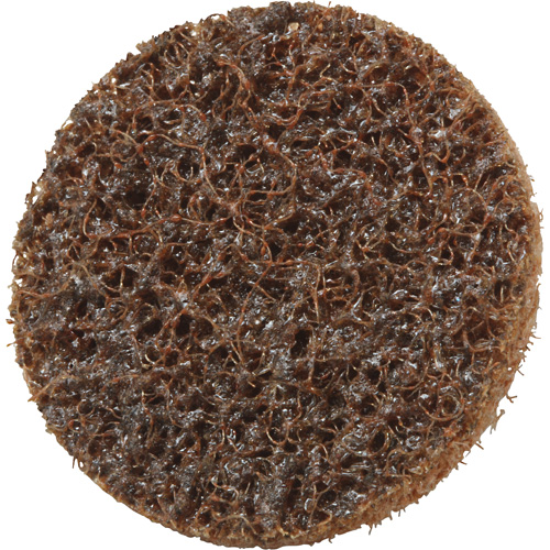 Disque de conditionnement de surface Roloc Scotch-Brite, 1-1/2" dia., Grain Cors&eacute;, Oxyde d'aluminium Oxymax Inc