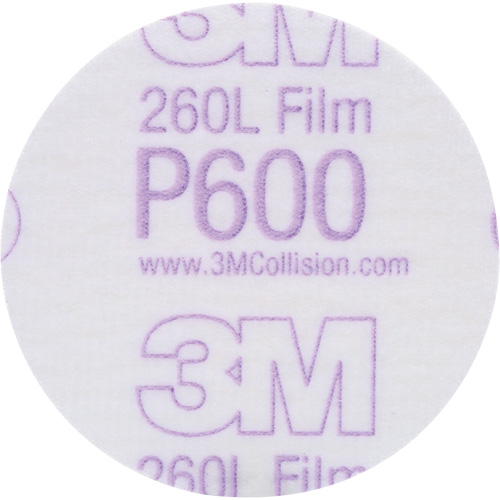 Disque dor&eacute; Hookit, dia 3", Grain P600, Oxyde d'aluminium, Poids C Oxymax Inc