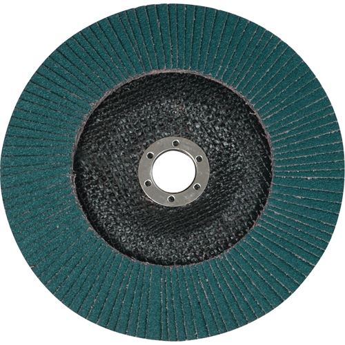Disques &agrave; lamelles 577F, 4-1/2" x 7/8", Type 29, Grain 36, Zirconium Oxymax Inc