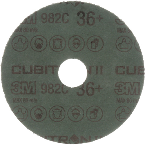 Disque en toile Cubitron II, C&eacute;ramique, 36+, 6" Dia x 7/8" Arbre Oxymax Inc