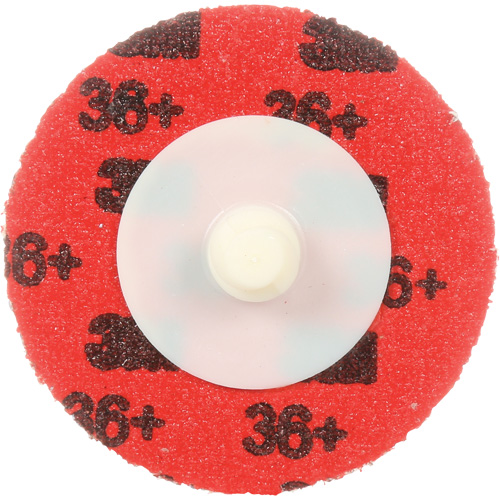 Disque &agrave; d&eacute;ligner durable II Roloc Cubitron, 3" dia., Grain 36+, C&eacute;ramique Oxymax Inc