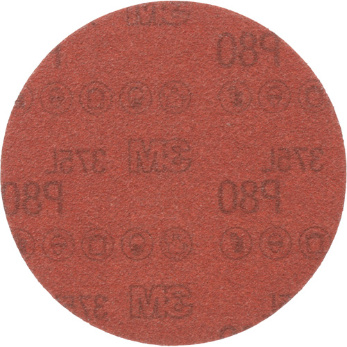 3M 375L Sanding Disc - 5", 5" Dia., P80 Grit, Aluminum Oxide Oxymax Inc