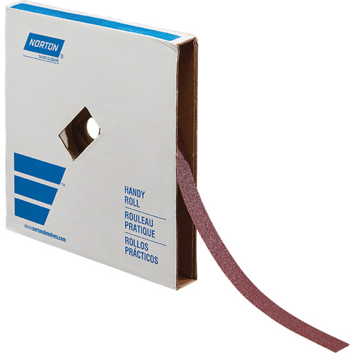 Metal Sanding Roll, Aluminum Oxide, 1" W x 150' L, 60 Grit Oxymax Inc