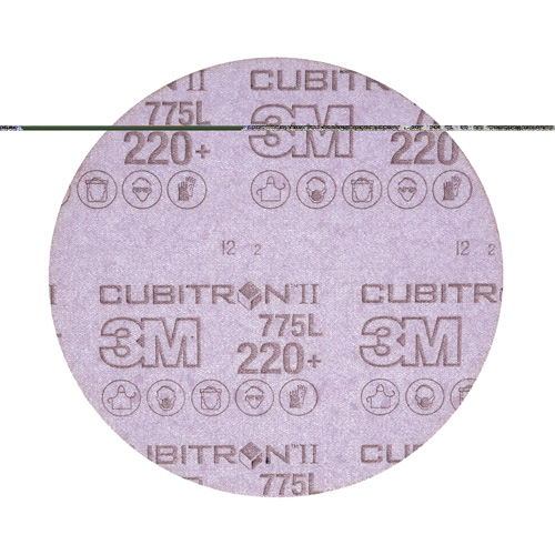 3M Hookit Film Disc, 6" Dia., 220+ Grit, Ceramic, C-Weight Oxymax Inc