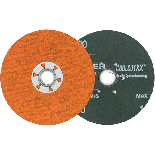 Coolcut XX Sanding Disc, 4-1/2" Dia., 120 Grit, Ceramic Oxymax Inc