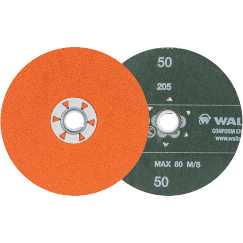 Disque de sablage Coolcut XX, 5" dia., Grain 50, C&eacute;ramique Oxymax Inc