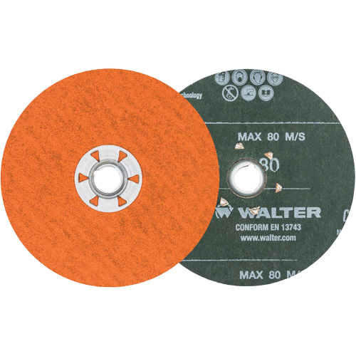Disque de sablage Coolcut XX, 5" dia., Grain 80, C&eacute;ramique Oxymax Inc