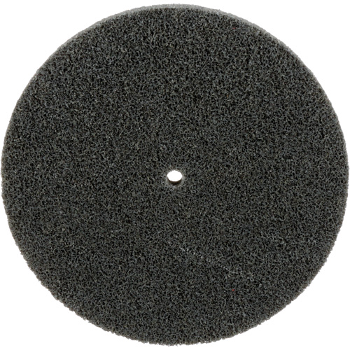 Meule unitaris&eacute;e EXL Scotch-Brite, 5" x 1/2", Arbre de 1/4", Grain de Fin, Carbure de silicium Oxymax Inc