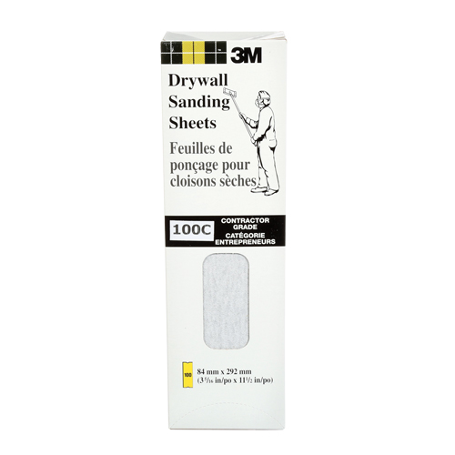 Feuille de placopl&acirc;tre frais&eacute;e Tri-M-Rite Fre-Cut, 11-1/4" x 3-5/16", Grain 100, Carbure de silicium Oxymax Inc