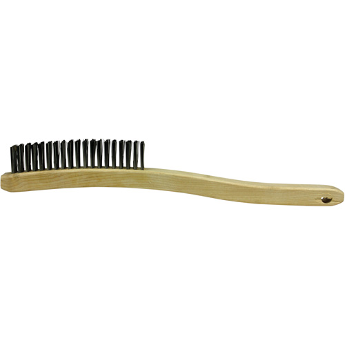 Scratch Brush, Stainless Steel, 3 x 19 Wire Rows, 13-11/16" Long Oxymax Inc
