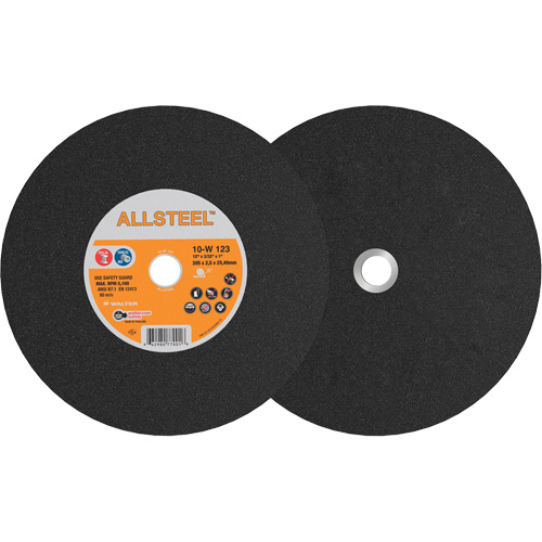 AllSteel Chopsaw Wheel, 12" x 7/64", 1" Arbor, Type 1, Aluminum Oxide, 5100 RPM Oxymax Inc