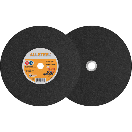 AllSteel Chopsaw Wheel, 14" x 1/8", 1" Arbor, Type 1, Aluminum Oxide, 4400 RPM Oxymax Inc