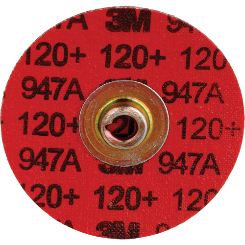 Disque &agrave; tranchant durable Cubitron II Roloc, 2" dia., Grain 120+, C&eacute;ramique Oxymax Inc