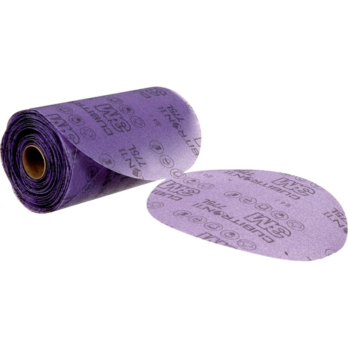 Cubitron II Stikit Clean Sanding Film Disc, 5" Dia., 80+ Grit, Ceramic Oxymax Inc