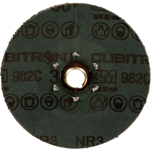 Disque en fibre 982C Cubitron II, C&eacute;ramique, 36+, 4-1/2" Dia Oxymax Inc