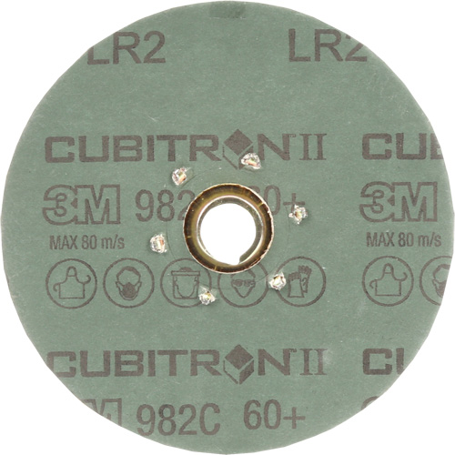 Disque en fibre 982C Cubitron II, C&eacute;ramique, 60+, 4-1/2" Dia Oxymax Inc