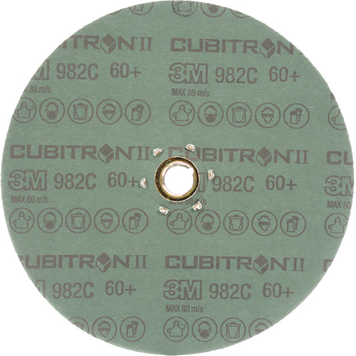 Disque en fibre 982C Cubitron II, C&eacute;ramique, 60+, 7" Dia Oxymax Inc