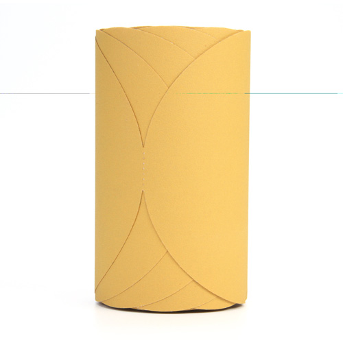 Stikit 255L Gold Film Disc Roll, 6" Dia., P180 Grit, Aluminum Oxide Oxymax Inc