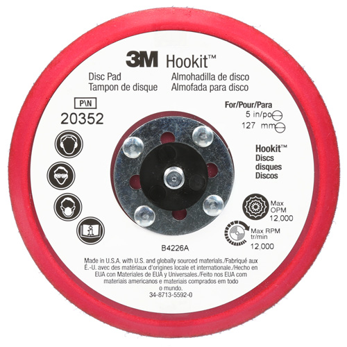 Hookit Low Profile Disc Pad Oxymax Inc