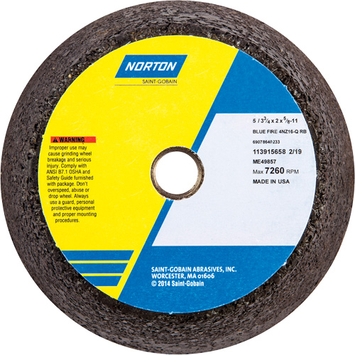 BlueFire&reg; Non-Reinforced Portable Snagging Wheel Oxymax Inc