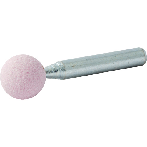 Meule mont&eacute;e vitrifi&eacute;e, B121, Oxyde d'aluminium, 1/2" dia., 1/2" lo, 80 Grain Oxymax Inc