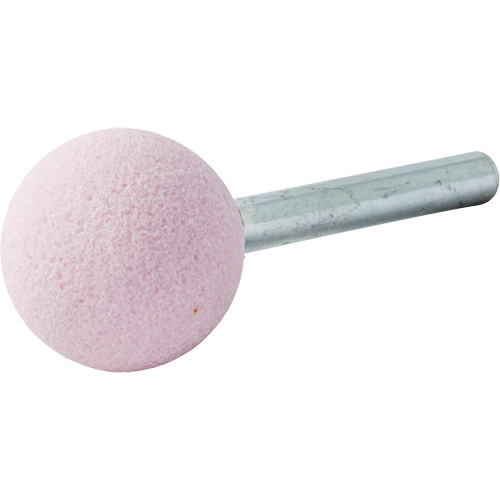 Meule mont&eacute;e vitrifi&eacute;e, A25, Oxyde d'aluminium, 1" dia., 1" lo, 80 Grain Oxymax Inc