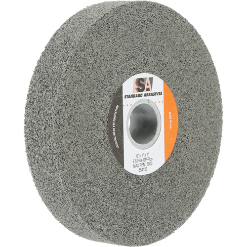 Meule &agrave; usage g&eacute;n&eacute;ral Standard Abrasives, 6" x 1", Arbre de 1", Carbure de silicium Oxymax Inc