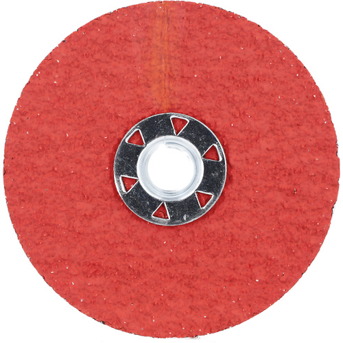 Blaze F980 Speed-Change Fastener Fiber Locking Disc, 4-1/2" Dia., 24 Grit, Ceramic Alumina Oxymax Inc