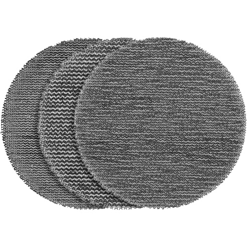 Disques de ponçage avec maille antid&eacute;chirure PowerGrid, dia 3", Grain Assorti, Oxyde d'aluminium Oxymax Inc