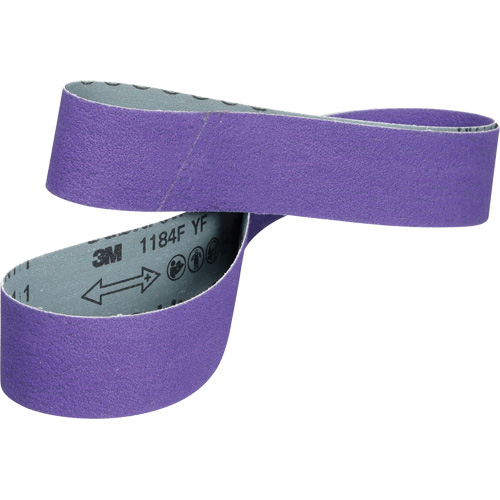 Cubitron 3 Cloth Belt 1184F, 2" W x 132" L, Ceramic, 80+ Grit Oxymax Inc