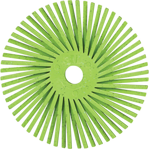Brosse radiale en soies de pr&eacute;cision type A PN-RB Scotch-Brite , C&eacute;ramique, Grain 50+, 3" dia. Oxymax Inc