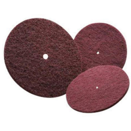 Disque non tiss&eacute; tr&egrave;s r&eacute;sistant Bear-Tex, 6" dia., Grain Tr&egrave;s fin, Oxyde d'aluminium Oxymax Inc