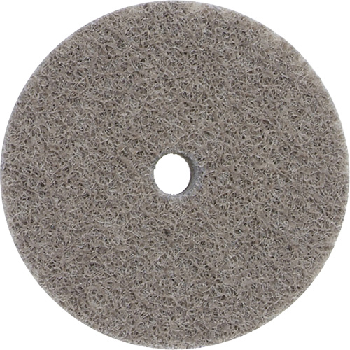Bear-Tex&reg; Non-Woven Unified Wheel, 3" x 1/4", 3/8" Arbor, Fine Grit, Aluminum Oxide Oxymax Inc