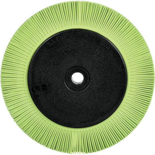Scotch-Brite Type S Precision Radial Bristle Brush PN-RB with Flange, Ceramic, 50+ Grit, 8" Dia. Oxymax Inc