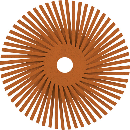 Scotch-Brite Type A Precision Radial Bristle Brush PN-RB, Ceramic, 80+ Grit, 3" Dia. Oxymax Inc