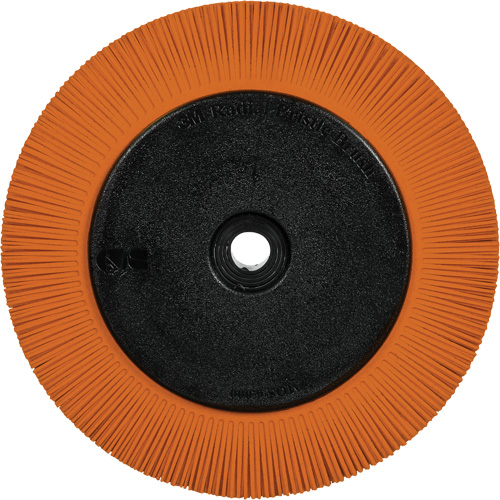 Scotch-Brite Type S Precision Radial Bristle Brush PN-RB with Flange, Ceramic, 80+ Grit, 8" Dia. Oxymax Inc