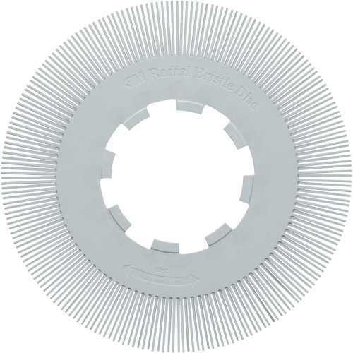 Scotch-Brite Type S Precision Radial Bristle Brush PN-RB without Adapter, Ceramic, 120+ Grit, 8" Dia. Oxymax Inc
