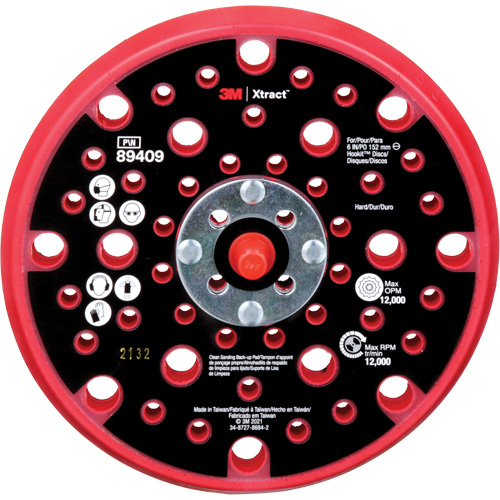 Xtract Hard Back-Up Pad Oxymax Inc