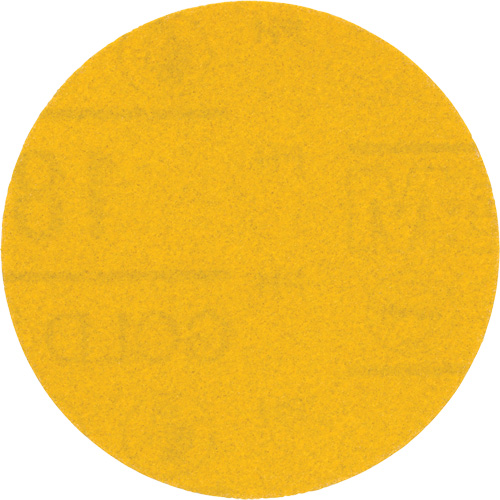 Disque abrasif dor&eacute; Hookit, 09213, dia 3", Grain 180, Oxyde d'aluminium, Poids C Oxymax Inc