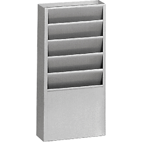 Pr&eacute;sentoirs, Stationnaire, 5 fentes, Acier, 9-3/4" la x 4-1/8" p x 21" h Oxymax Inc