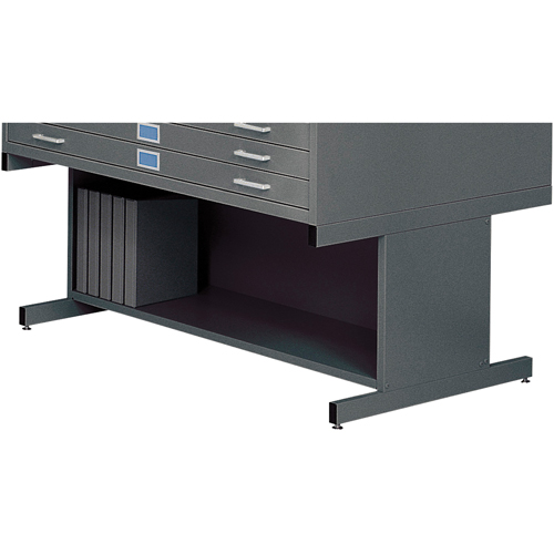 High Base for Steel Plan File Cabinet Oxymax Inc