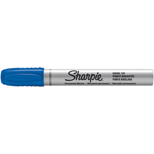 Permanent Markers - Berol Liquid Tip, Blue, Chisel Tip Oxymax Inc